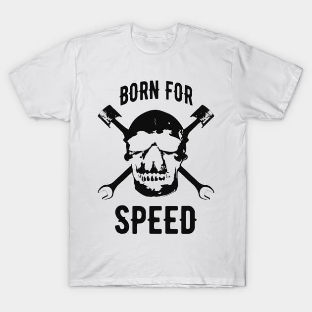 Motorcycle Speed Motorcyclist Gift T-Shirt by Foxxy Merch